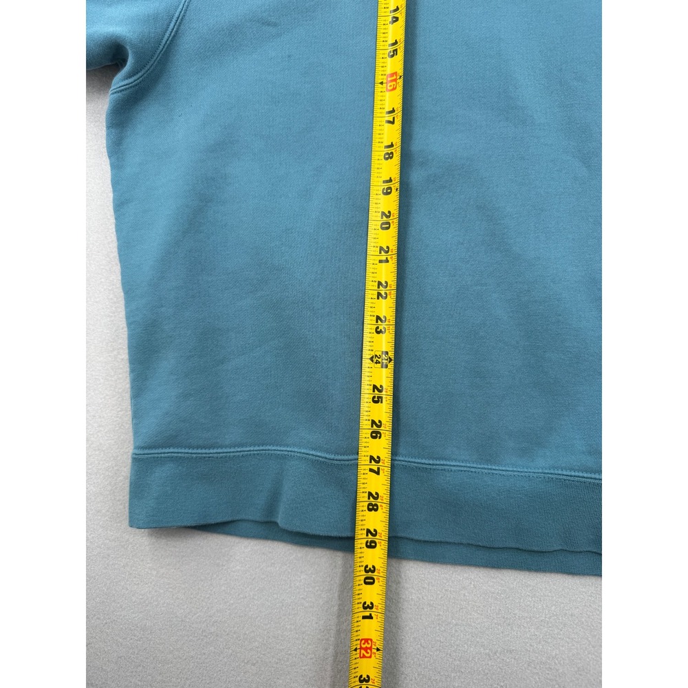 Jordan Mens Essentials Fleece Crewneck Sweatshirt Teal Blue 3XL Jumpman Logo - Picture 7 of 10